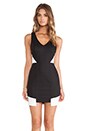 view 1 of 5 Pandora Dress in Black/White in Black White