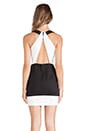 view 3 of 5 Pandora Dress in Black/White in Black White
