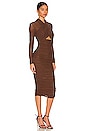 view 2 of 3 Aliyah Dress in Chocolate