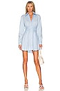 view 1 of 3 Leoni Mini Shirt Dress in Cornflower