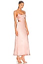 view 2 of 3 Cut Out Slip Dress in Pink Rose