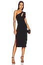 view 1 of 3 Aveline One Shoulder Dress in Black