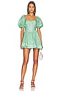 view 1 of 3 KIAH 원피스 in Green Floral