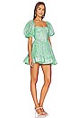 view 2 of 3 KIAH 원피스 in Green Floral