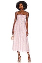 view 2 of 3 Spring Floral Midi Dress in Spring Floral