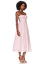 view 3 of 3 Spring Floral Midi Dress in Spring Floral