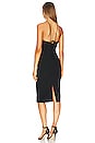 view 3 of 3 Cristabel Plunge Midi Dress in Black