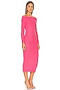 view 2 of 4 Off Shoulder Knit Dress in Petal Pink