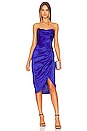 view 1 of 3 Jamila Corset Dress in Cobalt