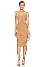 view 1 of 3 VESTIDO MIDI LITHIUM in Nude