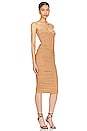 view 2 of 3 Lithium Mesh Midi Dress in Nude