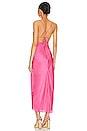 view 3 of 3 Lucia Midi Slip Dress in Hot Pink