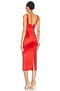 view 3 of 3 Elodie Midi Dress in Fire Red