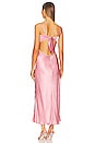 view 3 of 4 Rome Diamonte Slip Dress in Blush Pink