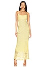 view 1 of 4 Adoni Mesh Maxi Dress in Canary Yellow