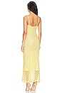 view 3 of 4 Adoni Mesh Maxi Dress in Canary Yellow