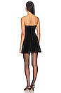 view 3 of 4 Elsie Velour Mini Dress in Black