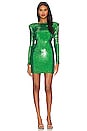 view 1 of 4 Alessia Sequin Mini Dress in Bright Green