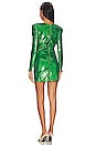view 3 of 4 Alessia Sequin Mini Dress in Bright Green
