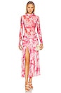 view 1 of 3 Lea Midi Dress in Pink Tie Dye