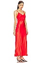 view 2 of 3 Avoco Midi Dress in Fire Red