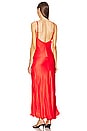 view 3 of 3 Avoco Midi Dress in Fire Red