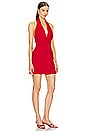 view 2 of 3 Freya Vest Mini Dress in Deep Red