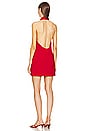 view 3 of 3 Freya Vest Mini Dress in Deep Red