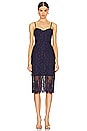 view 1 of 3 VESTIDO MIDI FLORENCE in Navy