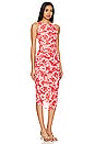 view 2 of 3 Felicia Midi Dress in Red Floral