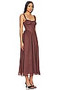 view 2 of 3 x REVOLVE Esra Midi Dress in Chocolate Brown