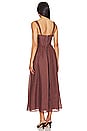 view 3 of 3 x REVOLVE Esra Midi Dress in Chocolate Brown