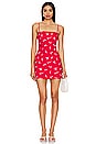 view 1 of 3 Joie Mini Dress in Red Ditsy Floral