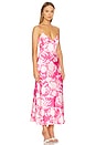 view 2 of 3 Malinda Slip Dress in Pink Abstract