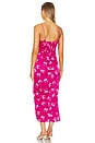 view 3 of 3 Amika Midi Dress in Hot Pink Floral