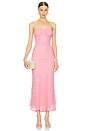 view 1 of 4 x REVOLVE Adoni Strapless Midi Dress in Pink