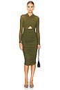 view 1 of 3 VESTIDO ALIYAH in Khaki