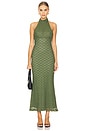 view 1 of 4 Ola Lace Midi Dress in Khaki