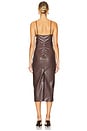 view 3 of 3 VESTIDO HELENA in Chocolate