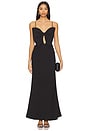 view 1 of 3 Paula Bow Maxi Dress in Black