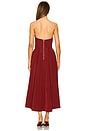 view 3 of 3 x REVOLVE Opal Volume Midi Dress in Burgundy