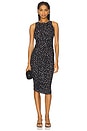 view 1 of 4 Felicia Midi Dress in Black Spot