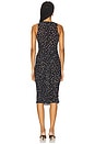 view 3 of 4 Felicia Midi Dress in Black Spot
