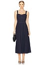 view 1 of 3 Lilah Denim Midi Dress in Dark