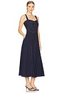 view 2 of 3 Lilah Denim Midi Dress in Dark