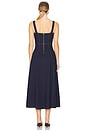 view 3 of 3 Lilah Denim Midi Dress in Dark