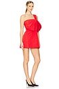 view 2 of 3 Bella Bow Mini Dress in Fire Red