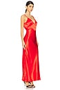 view 2 of 3 Capri Slip Dress in Fire Red