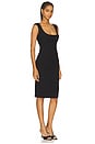 view 2 of 3 ROBE MIDI FORME PRÈS DU CORPS AUDREY in Black