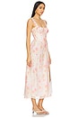 view 2 of 3 Esra Printed Midi Dress in Pink Floral